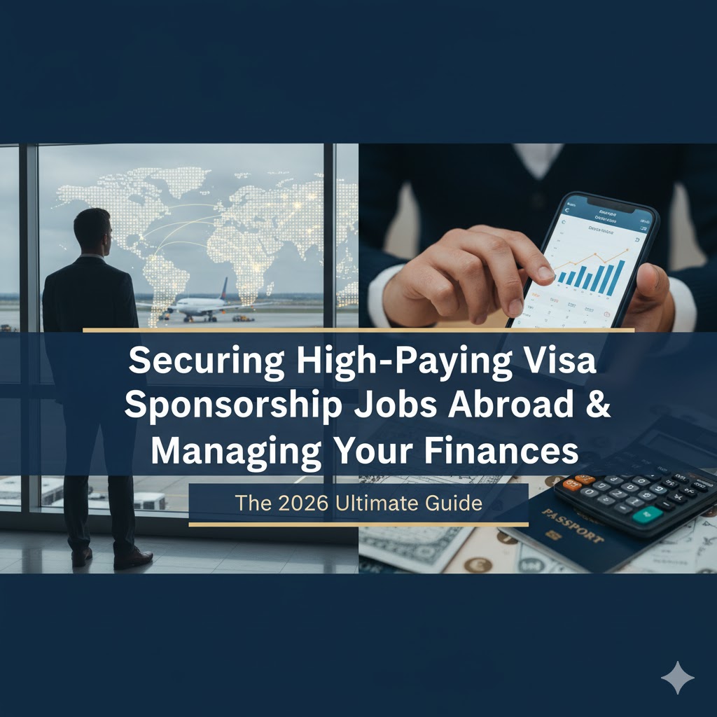 Securing High-Paying Visa Sponsorship Jobs Abroad & Managing Your Finances